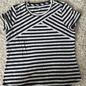 Black and white striped shirt from Talbots